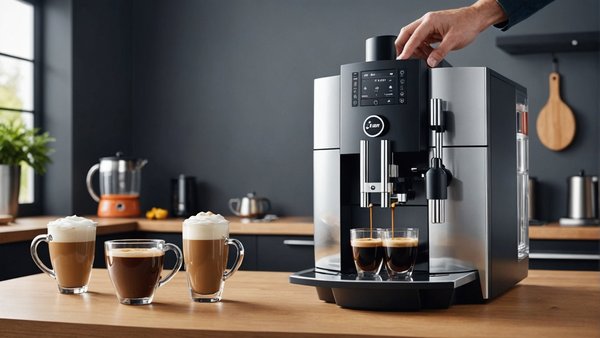 Découvrez la cafetière jura e8, l'excellence pour votre bureau
